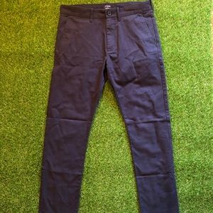Men's J. Crew 31w Slim Fit Blue Chino Pants